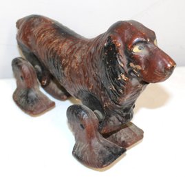 Vintage Articulated Pull Toy Dog