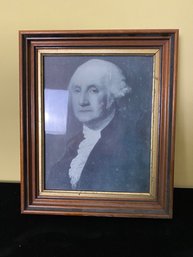 Print Of George Washington In Frame