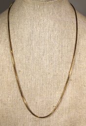 Vintage Sterling Silver Fancy Chain Necklace 18' Long