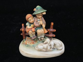 Vintage Goebel Hummel Figurine #99 Children W/ Sheep Eventide W. Germany