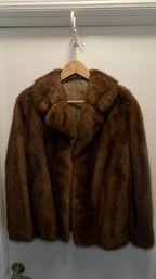 Stylish Ladies Mink Jacket  - Size Small