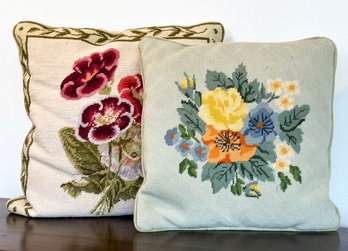 A Pair Of Tapestry Pillows