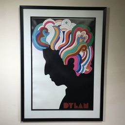 Incredible BOB DYLAN Artwork By MILTON GLAZER Done In 1966 - Ink And Cel O Tak - With Gallery Postcard WOW !