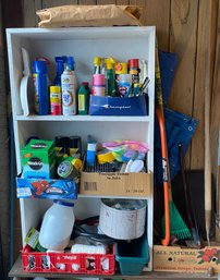 Shelf Lot Of Garden Related Items And More