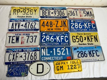 Vintage License Plate Lot 2