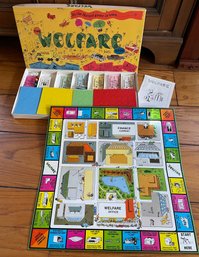 Rare WELFARE Game - Excellent Condition - Monopoly-style Satirical Game About Public Assistance