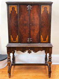 A 19th Century Indiana Radio Cabinet (Wonderful As Petit China Cabinet)