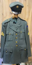 Vintage US Army Dress Uniform Military Suit Excellent Condition