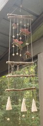 Pottery And Macrame Wind Chime