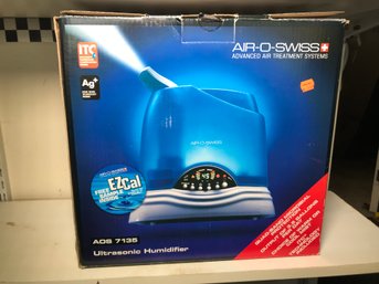 Like New AIROSWISS - Ultrasonic Humidifier - Swiss Advanced Air Treatment Systems - Used Once Or Twice !