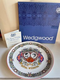 Wedgwood Plate Commemorating The Wedding Of Charles & Diana - 1981