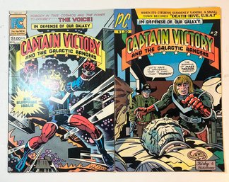 Lot Of 2 80s Captain Victory Comics