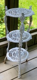 Vintage Three Tier Iron Plant Stand