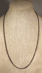 Fancy Sterling Silver Chain Necklace 18' Long