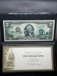 United States Of America $2 Note