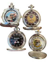 Lot Of Four Franklin Mint Pocket Watches -