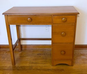 Vintage Wood Students Desk