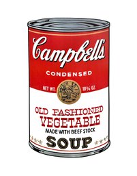 Andy Warhol - Campbell's Soup Series II, Old Fashioned Vegetable, 1968 - Offset Lithograph