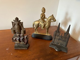 Three Antique Door Stops