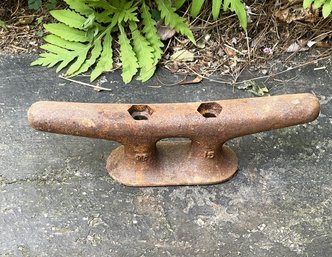 Vintage WC Wilcox Crittenden Marine Mooring/ Dock Cast Iron Cleat- Lot 7