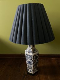 Blue And White Table Lamp