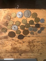 27 Vintage Foreign Coins