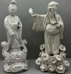 2 Porcelain Asian Figurines