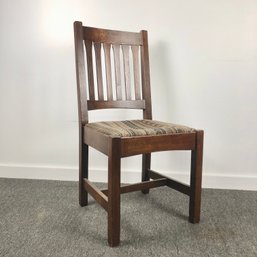 Beautiful Stickley Oak Mission Side Chair