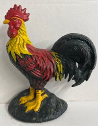 Vintage Cast Iron Rooster Door Stop