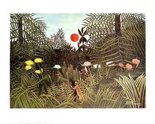 Henri Rousseau - Virgin Forest - Offset Lithograph