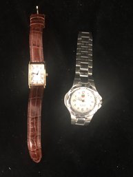 Vintage Timex And Heuer Kirium Watch Set