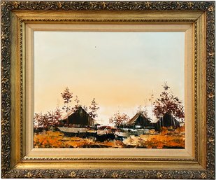 An Original Mid Century Oil On Canvas, Robert Vassar (American, 20th Century), Dated 1965