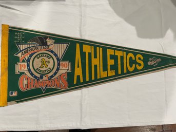 12' X 30' Vintage Sports Banner.  Please Refer To Pictures For Banner You Are Bidding On.  Conditions Vary.