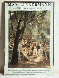 Max Liebermann Exhibit Poster In Frame