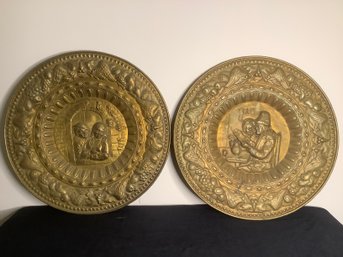 VINTAGE BRASS WALL PLATES