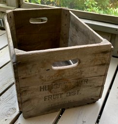 Milton NY Wooden Crate