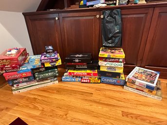 Large Group Of Board Games
