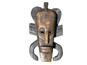 Hand Carved Wood Mask From West Africa (Mask #3)