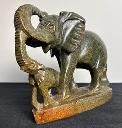 Decorative Stone Elephants