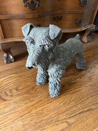 Adorable Terrier Sculpture Figure Statue