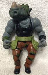 1988 Playmates Teenage Mutant Ninja Turtles Rocksteady Action Figure