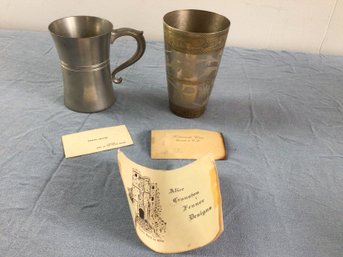 Metal Etched Cups