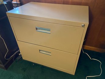 Hon Metal Office Filing Cabinet 2 Lateral Drawers