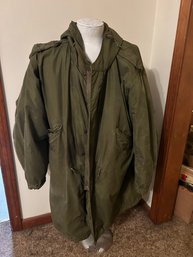 Seen Enough Action 1951 Military Mid Trench Coat