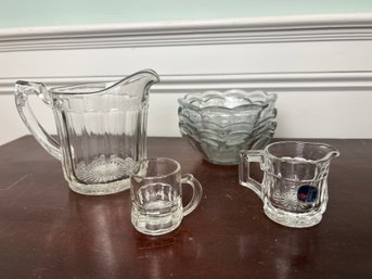 Colorless Glass Grouping, Including Heisey & Federal