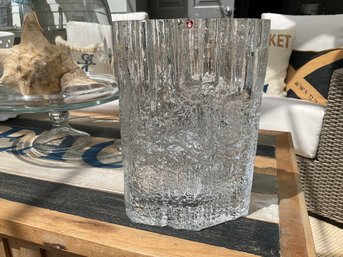 Tapio Wirkkala IIttala Finland Avena Art Glass Vase