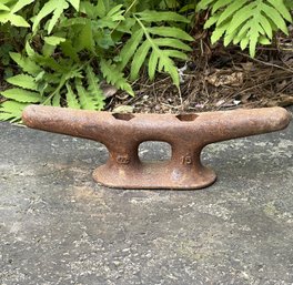 Vintage WC Wilcox Crittenden Marine Mooring/ Dock Cast Iron Cleat- Lot 5