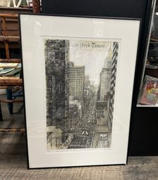 Tom Matt Limited Edition View South From The Peninsula Hotel 55th And 5th Hand Signed In Pencil TA - WA-B