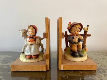 Hummel Bookends - Good Friends & She Loves Me # 251A & # 251 B