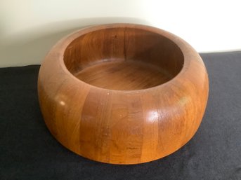 SCAN LOOK WOODEN BOWL